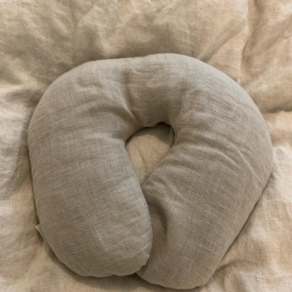 Natural linen buckwheat Neckpillow